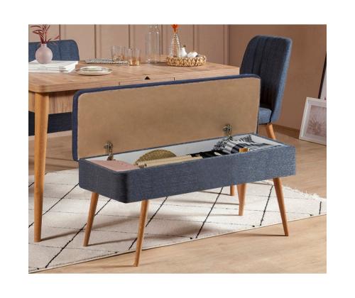 Mööblikomplekt toolid Vina 1048 - 4 - Atlantic, Dark Blue