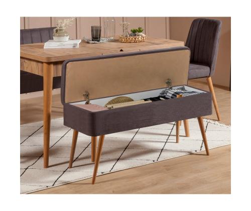 Mööblikomplekt toolid Vina 0701 - 4 - Anthracite, Atlantic