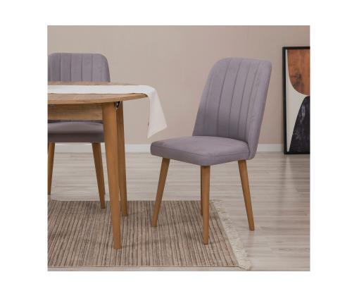 Mööblikomplekt toolid Vina 0701 - Atlantic Pine, Grey