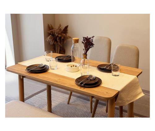 Mööblikomplekt toolid Vina Mini 01 1005 - Oak, Cream