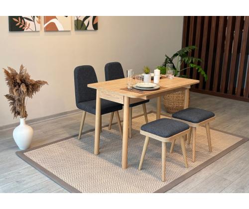 Mööblikomplekt toolid Vina Mini 02 1053 - Oak, Anthracite