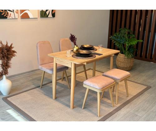 Mööblikomplekt toolid Vina Mini 02 0900 - Oak, Stone