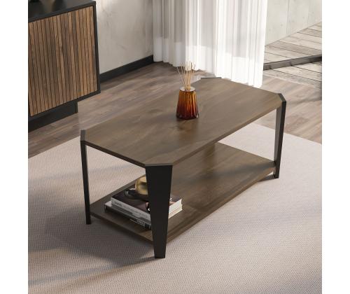 Kohvilaud Monaco - Walnut, Black