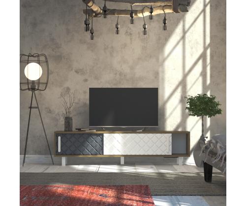 TV laud Rob - Ud, White, Anthracite