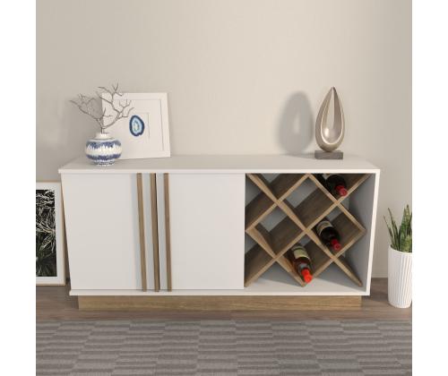 Luna - White, Walnut