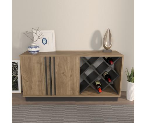 Luna - Walnut, Black