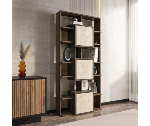 Monaco - Walnut, Travertine