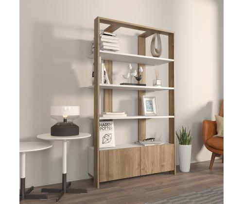 Elena - White, Walnut