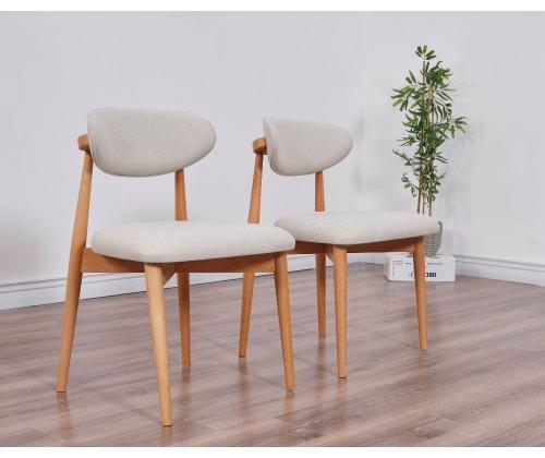 Mööblikomplekt toolid Bohem - Oak, Beige