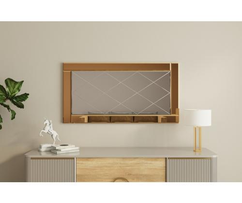 Peegel Pierre - Bronze, White v2