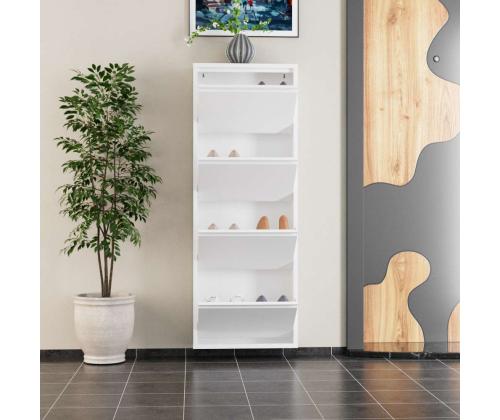 4 Piece Metal - White