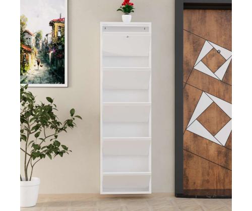 Locking 5 Piece Metal - White