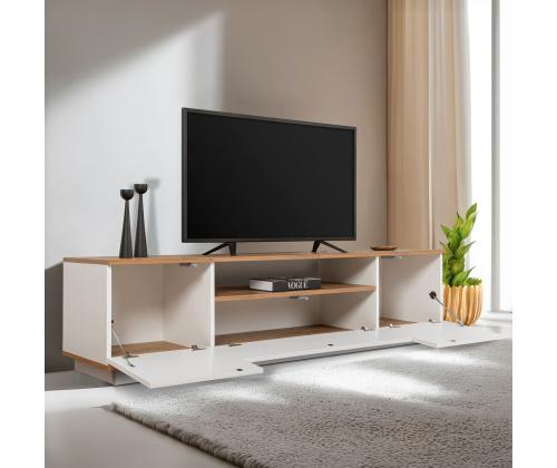 TV laud Veramont - White, Atlantic Pine