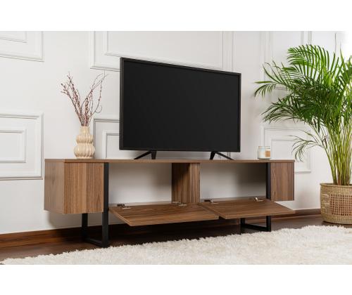 TV laud Serenity - Venezia Walnut, Black