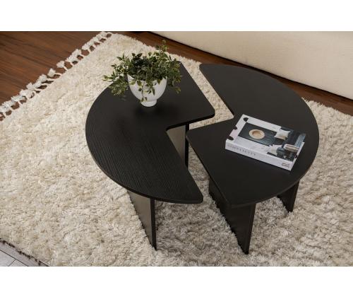 Kohvilaud Moira - Wood Black