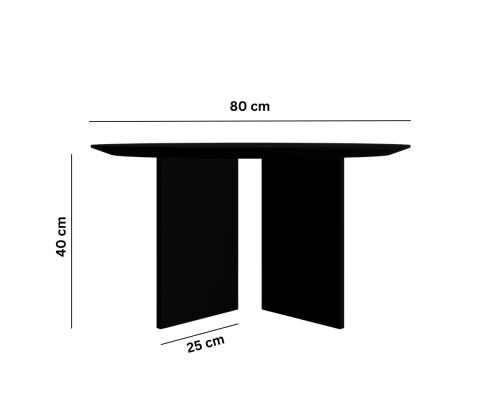 Kohvilaud Leo 42 - Black