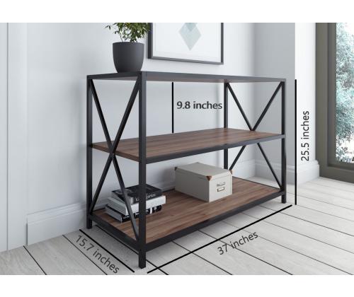 Zena - Walnut, Black