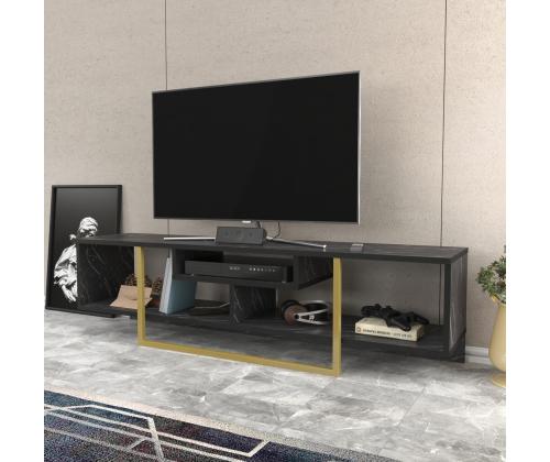 TV laud Asal 150 - Black, Gold