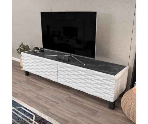 TV laud Lerze - White, Black