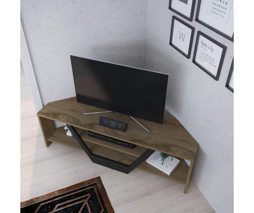 TV laud Sares - Oud Oak, Black