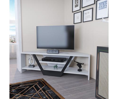 TV laud Sares - White, Black