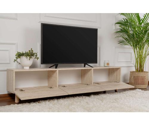 TV laud Alvin - Travertine