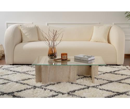 Kohvilaud Flavio - Travertine