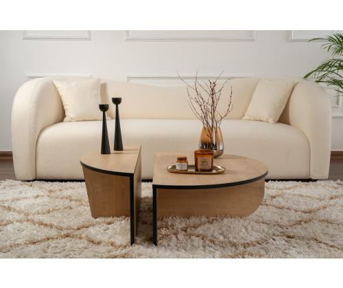 Kohvilaud Orion - Honey Oak, Black