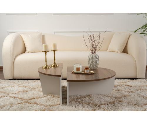 Kohvilaud Orion - Venezia Walnut, White