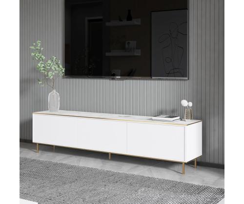 TV laud Imaj - Marble, White