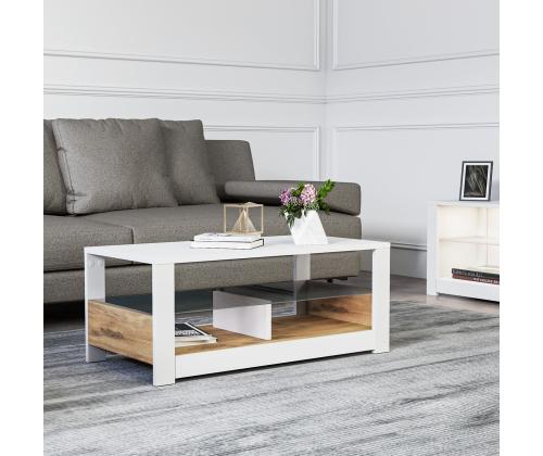 Kohvilaud Aydos - White, Oak