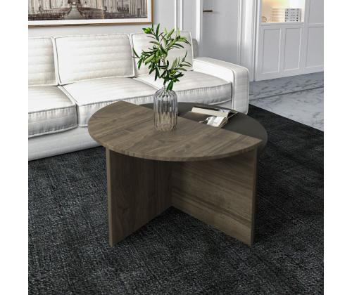 Kohvilaud Dolunay - Walnut, Anthracite