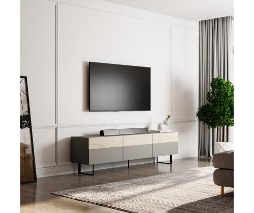 TV laud Sign - Grey, Travertine