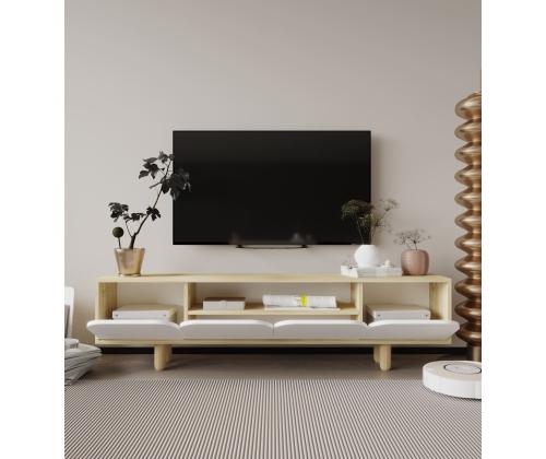 TV laud Lazio - Sapphire Oak, White