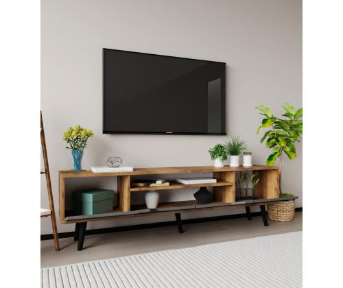 TV laud Roma 180 - Walnut, Anthracite