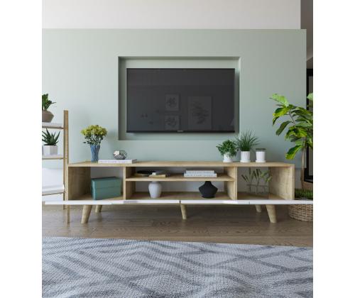 TV laud Roma 180 - Sapphire Oak, White