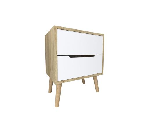 Flora - Sapphire Oak, White