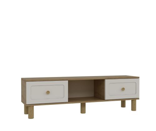 TV laud Rosalinda Bohem - Sapphıre Oak, White