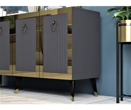 Bare - Anthracite, Gold