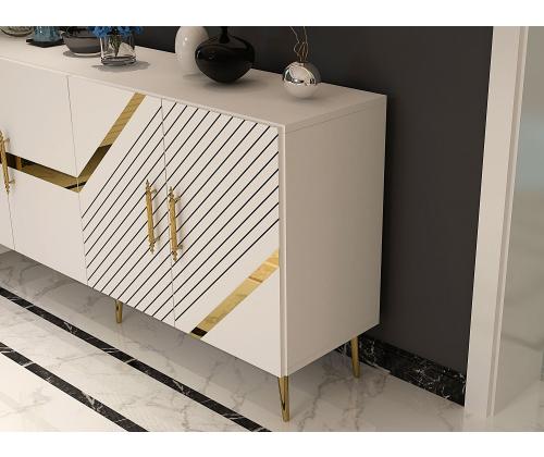 Fuga KB150 - White, Gold