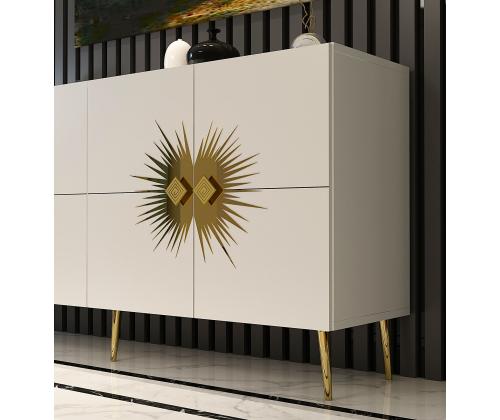 Nida KB150 - White, Gold