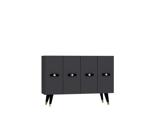 Quart V - Gold, Anthracite