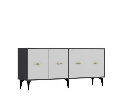 Sinta - Anthracite, White