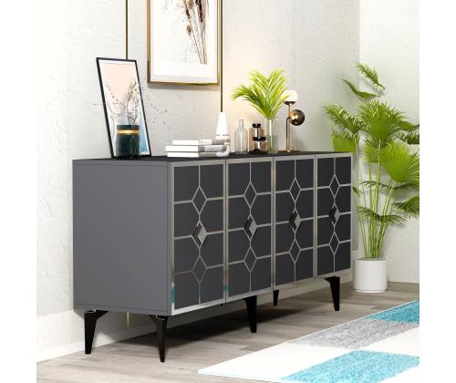 Cagla - Anthracite, Silver