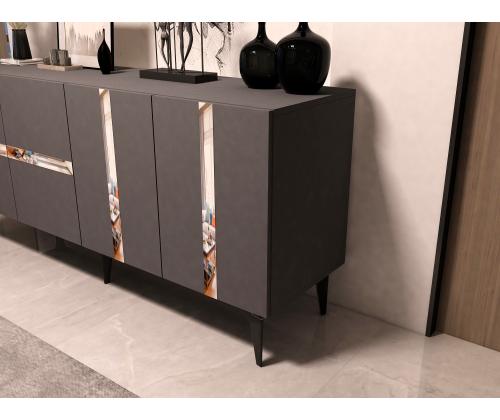 Vania - Anthracite, Silver