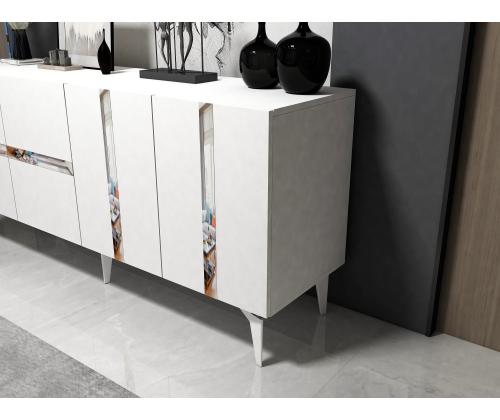 Vania - White, Silver