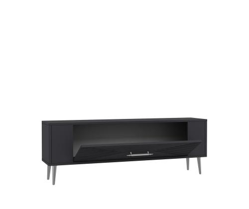 TV laud Retrol1 - Anthracite, Silver