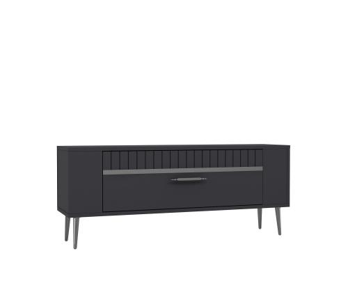 TV laud Retrolp1 - Anthracite, Silver