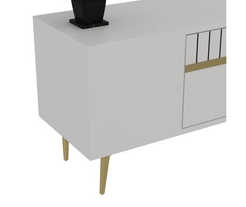 TV laud Dekolp1 - White, Gold