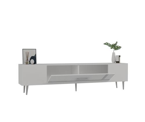 TV laud Dekop1 - White, Silver